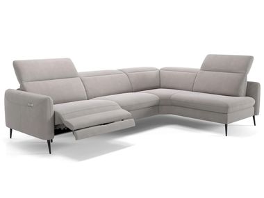 Corner fabric sofa MESSINA Sofanella