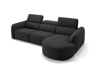 Fabric sofa with chaise longue MILAZZO Sofanella