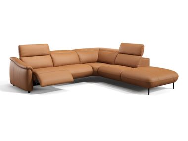 Ecksofa aus Leder ORENO Sofanella