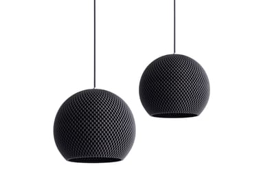 Lampada a sospensione in legno riciclato ALVA Soli Workshop