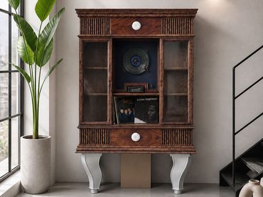 Hi-fi bar cabinet with turntable LAWYER SoundsWood.i