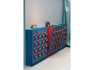 Boiserie with hi-fi system and turntable TROMBETTA LAMBRIS SoundsWood.i