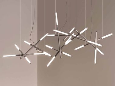 LED pendant lamp WILLOW CROSS Sovet italia