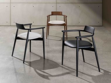 Sedia in legno con braccioli XENIAL Sovet italia