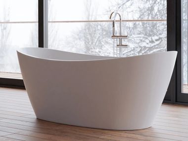 Freestanding oval acrylic bathtub NEROON 2.0 Spalina Paris