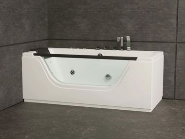 Hydromassage rectangular acrylic bathtub TAHITI JETS Spalina Paris