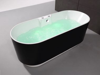 Oval acrylic bathtub with chromotherapy UKIO BULLE Spalina Paris