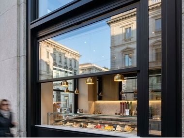 Motorized Vertical Sliding Aluminium Glazing System PANORAMGLASS Stameat