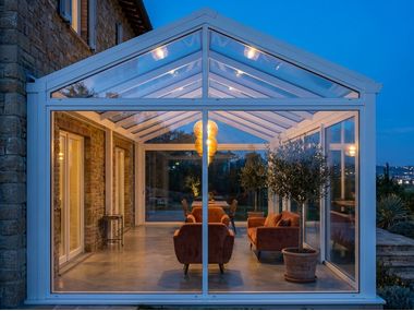 Thermally Broken Aluminium Glass Veranda SKYGLASS FIX THERMA Stameat