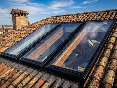 Lucernario fijo modular de aluminio y vidrio laminado SKYLIGHT FIX Stameat