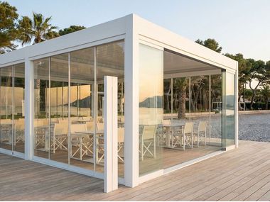 Panoramic Sliding Aluminium Glazing System with Manual Operation ST-SLIDE Stameat