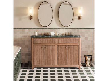 Waschtischunterschrank aus Eichenholz ROMA 125CM OAK Starel