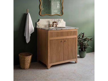 Waschtischunterschrank aus Eichenholz ROMA 80CM OAK Starel