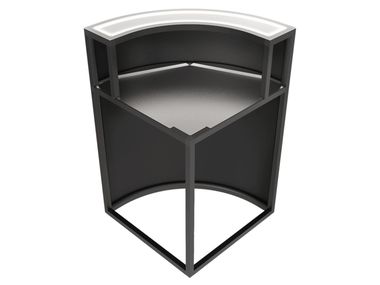 Beleuchtet Bartheke DEUS 7 TOTAL BLACK Station Deus®