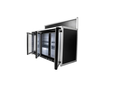REFRIGERATED BAR COUNTER Refrigerated prep table By Station Deus®