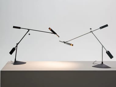 Anodized aluminium table lamp HALLEY