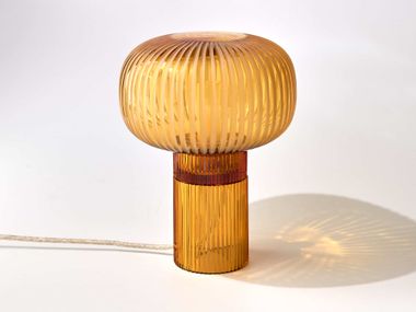 Blown glass table lamp NINA+GRANDE Studio Bojola