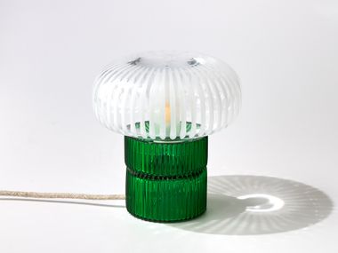 Blown glass table lamp TELLO+PICCOLO Studio Bojola