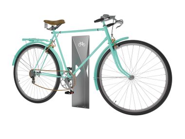 Galvanized steel bicycle rack KIRIGAMI Studio Città