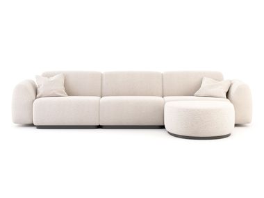 Sofá modular de tela con chaise-longue STONE Stylish Club