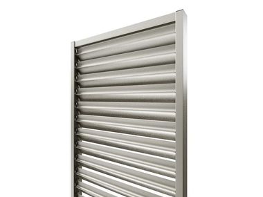 Extruded aluminium solar shading BLADER HORIZON Sun Shading