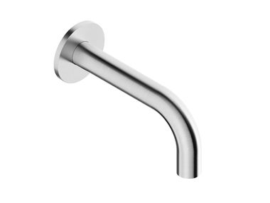 Wall-mounted stainless steel bathtub spout 0251331X Super Inox