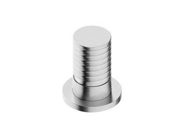 Deck-mounted stainless steel remote control tap MINI O-PLUS 0571140X Super Inox