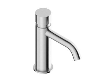 Grifo para lavabo de sobre encimera de acero inoxidable con temporizador PROFESSIONALS 0411265X Super Inox