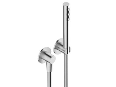 Handbrause aus Edelstahl zur Wandmontage mit Antikalk System RÉTRO 0281055X Super Inox