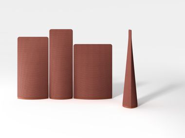Polyester room divider SAIL Systemtronic