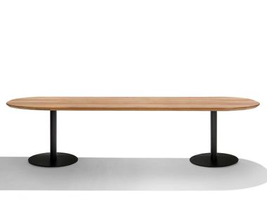 Tavolo da giardino in teak T-TABLE TRIBÙ