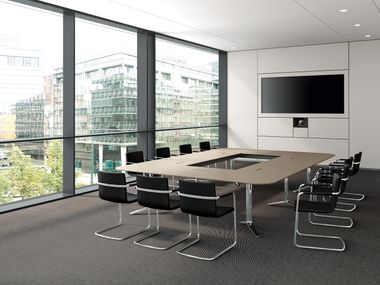TALK Wooden meeting table By RENZ | design Jehs+Laub