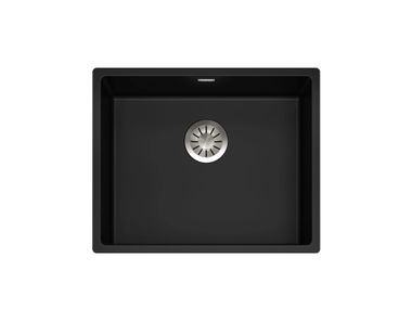 Single stainless steel sink CANOVA DURIX MATT BLACK TASCA
