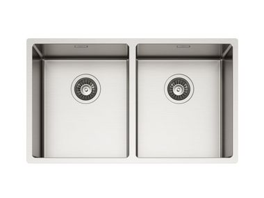 2 bowl stainless steel sink CANOVA TASCA