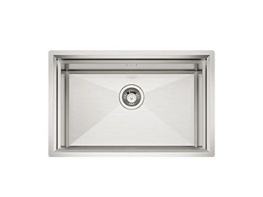 Single stainless steel sink HARMONY WORKSTATION TASCA