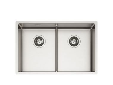 2 bowl stainless steel sink ICON TASCA