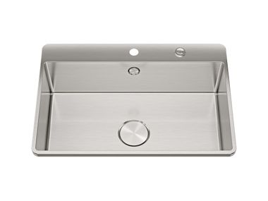 Single stainless steel sink IRIS BM TASCA