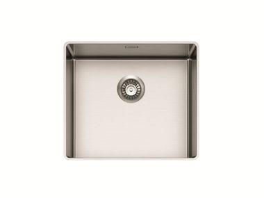 Single stainless steel sink PURA SLIM TASCA