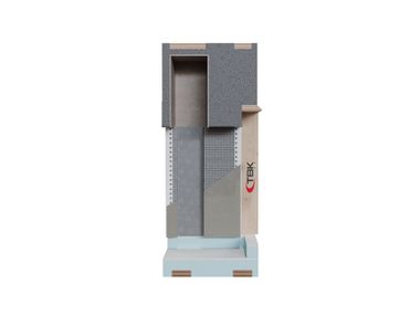 Thermally insulated shutter box for sun shading systems THERMOBLOK® – BASIC Sun Shading TBK
