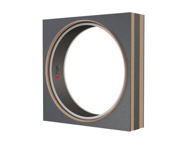 Thermally insulated shutter box for porthole windows THERMOBLOK® – Singolo OBLÒ TBK