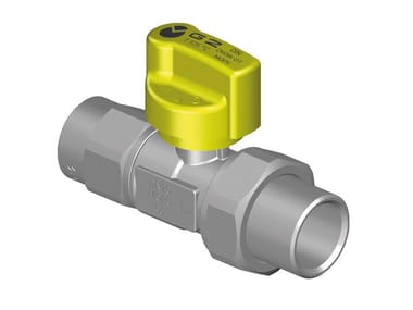 TECO, G2 Valvola diritta con Firebag® versione filettata / raccordo filettato per apparecchi gas