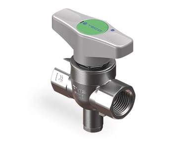 TECO, T4J Valvola "Top Entry" con attacco sonda in versione filettata F/F per impianti di contabilizzazione