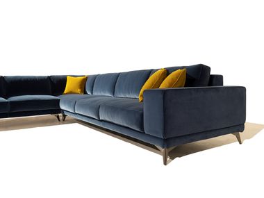 TESLA Corner velvet sofa By Mantellassi 1926 | design Nicola ...