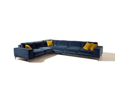 TESLA Corner velvet sofa By Mantellassi 1926 | design Nicola ...