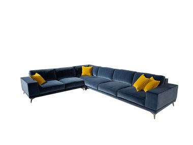 TESLA Corner velvet sofa By Mantellassi 1926 | design Nicola ...