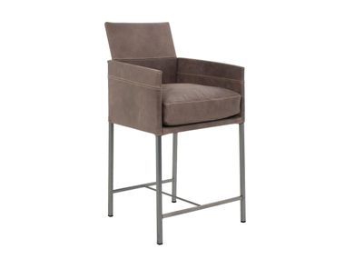 Kitchen stool with footrest with back TEXAS KFF