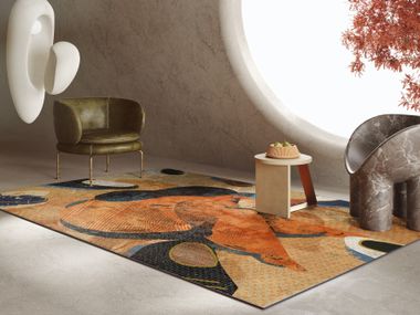 Polyamide rug THE PREY INK.RUGS