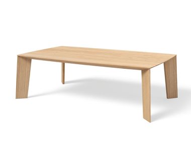 Rectangular wooden central coffee table TIN TIN 120 JAVORINA
