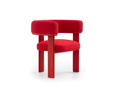 Silla tapizada de tela con brazos ARCO TM Leader Contract
