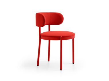Silla tapizada de tela sin brazos ORA TM Leader Contract